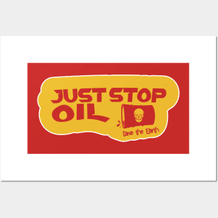 Just Stop Oil Save The Earth Posters and Art